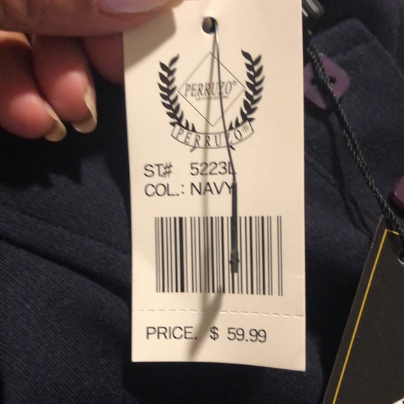 Perruzo large navy pullover XL - Picture 4 of 4